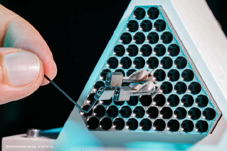 Module de positionneurs de fibre à haute densité