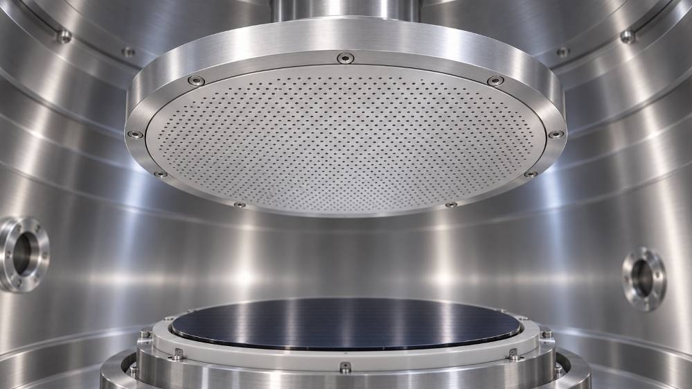 Showerhead plate for wafer processing